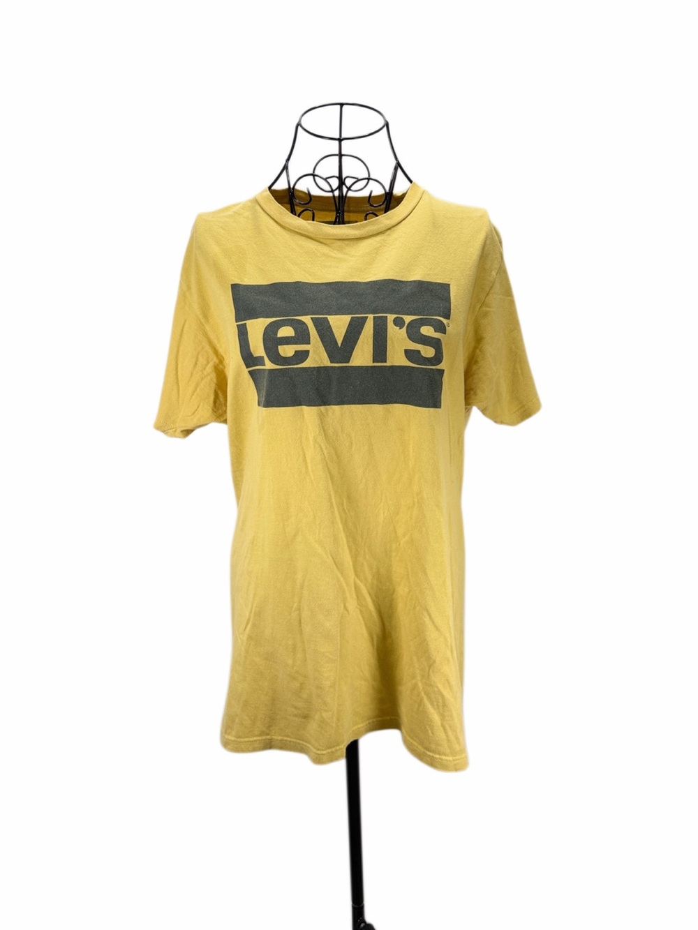 Levi’s Men’s Medium Mustard Yellow Logo Graphic T-Shirt 100% Cotton